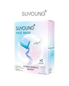 แผ่นมาส์กหน้า (Hydra Shield Boost) Suyoung+ (12แผ่น/กล่อง)