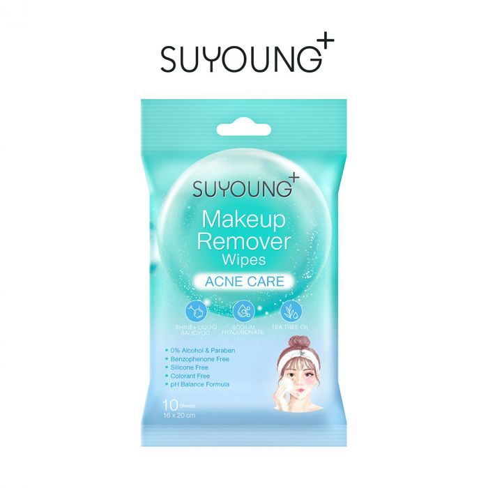 Makeup Remover Wipes (Acne Care) ทิชชู่เช็ดเครื่องสำอาง (Acne Care) SUYOUNG+