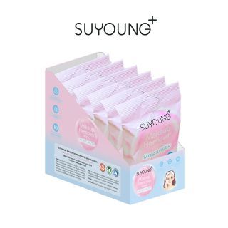 ทิชชู่เช็ดเครื่องสำอางค์ (Moisturizer) Suyoung+ (1 กล่อง/6 แพค)