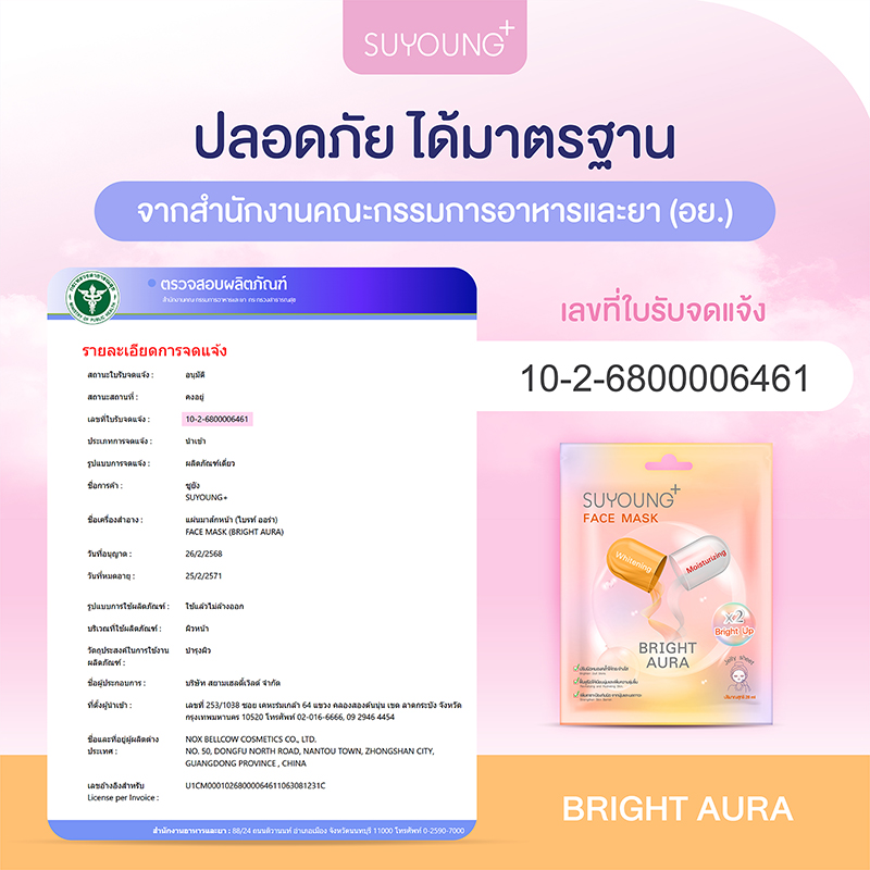 Certificate SuYoung+ Mask